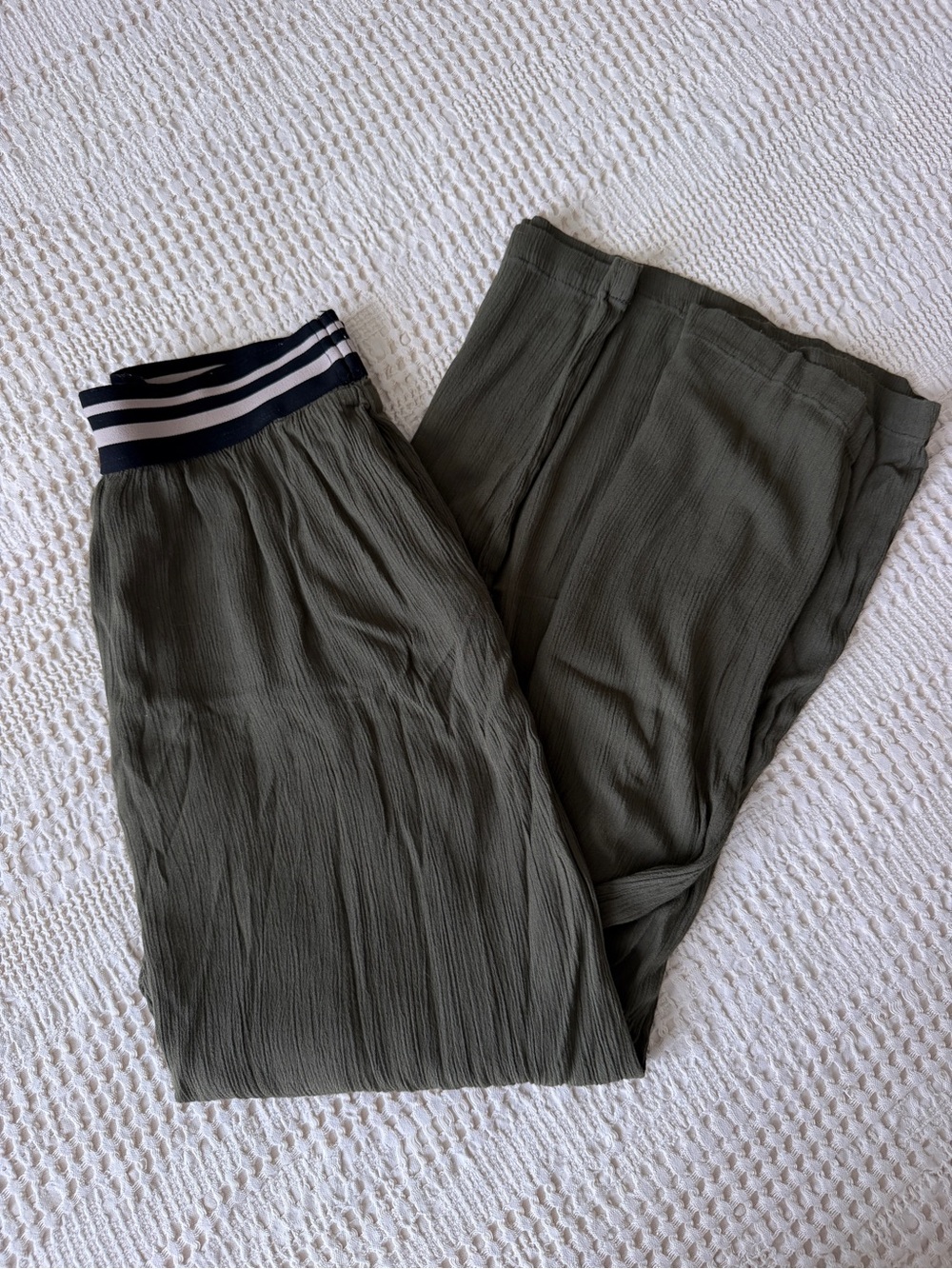 Anthropology wide leg gaucho pants